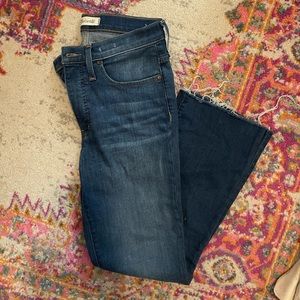 Madewell straight flare jeans